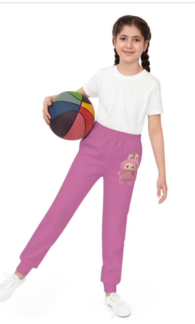 Youth Joggers with LABUBU Design | Cozy Casual Pants for Kids, Stylish Playtime Wear, Gift for Birthdays or Holidays