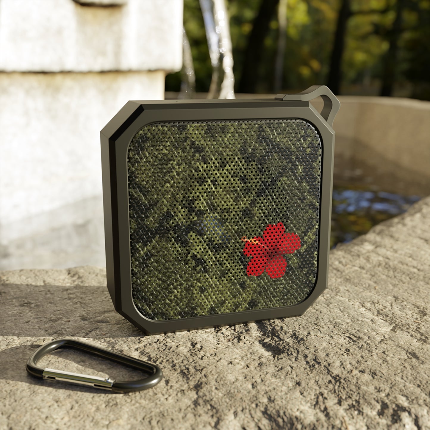 Snake skin 🐍 Hibiscus 🌺 Blackwater Outdoor heavy duty Bluetooth speaker