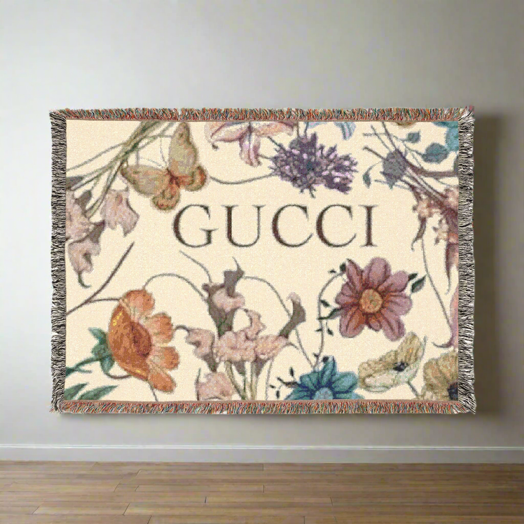 Inspired Floral ✨Woven Blanket