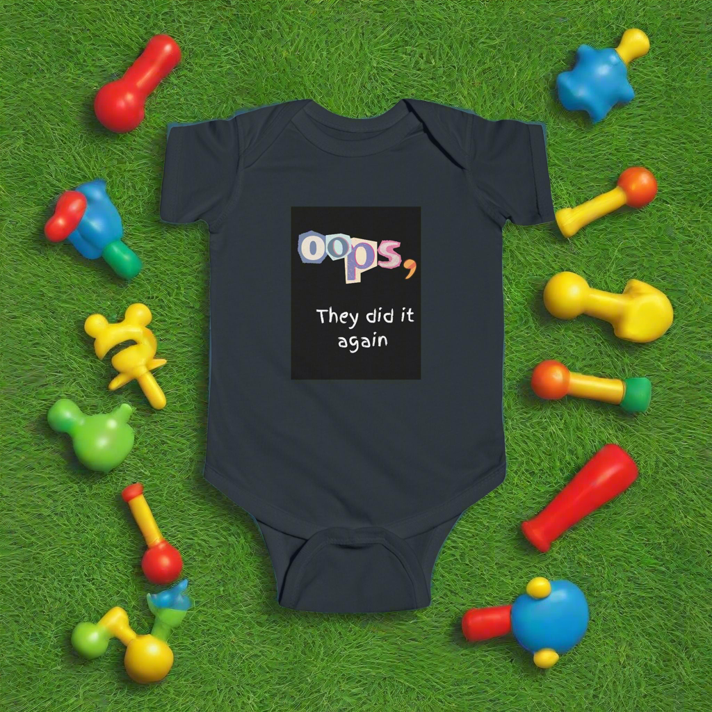 Fun Baby Bodysuit "Oops, They Did It Again"