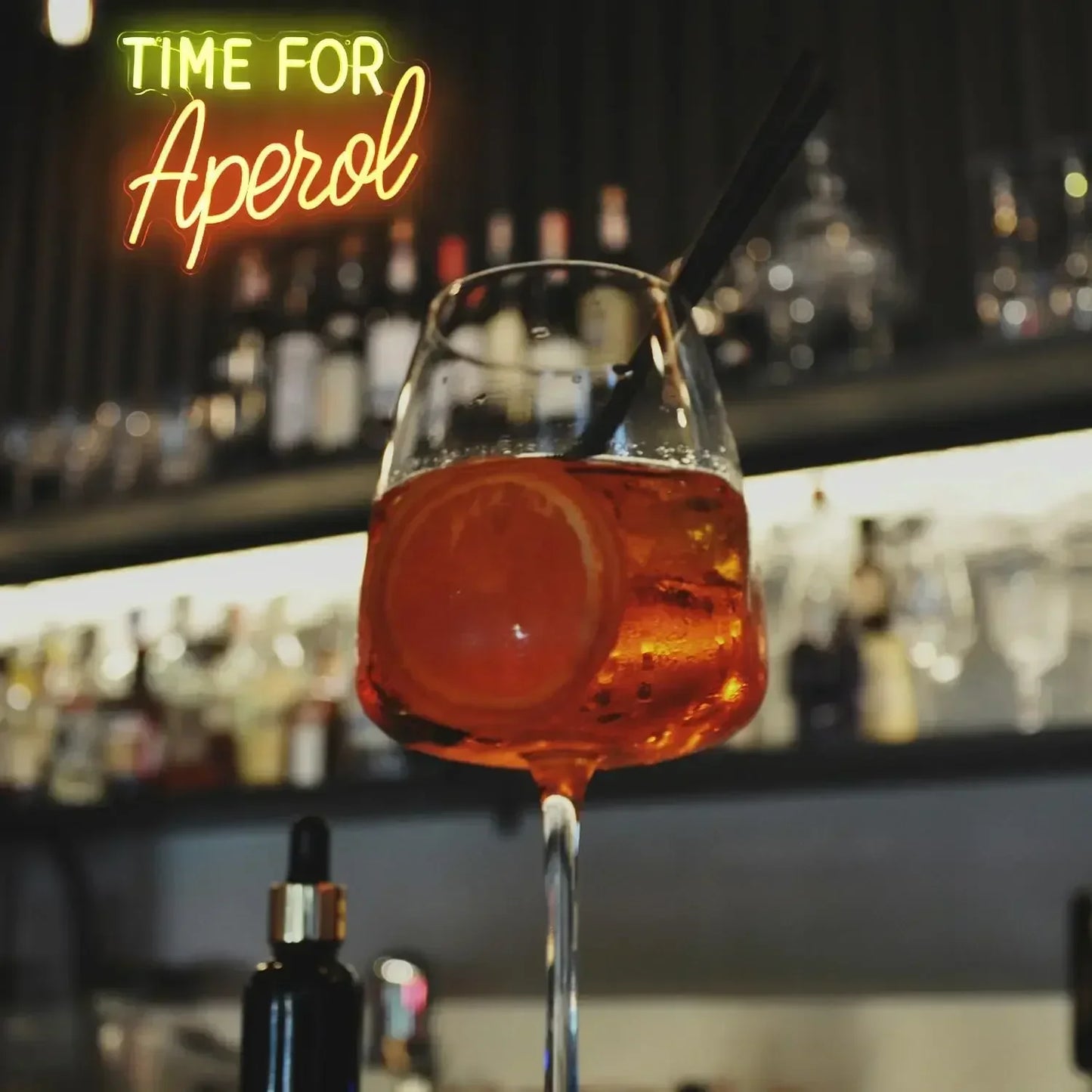 Time for Aperol Neon Sign