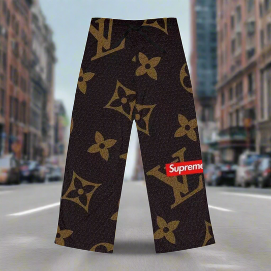 Inspired LVxSupreme drawstring pants ✨