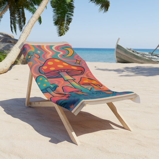 Psykadelik Water Color Beach Towel