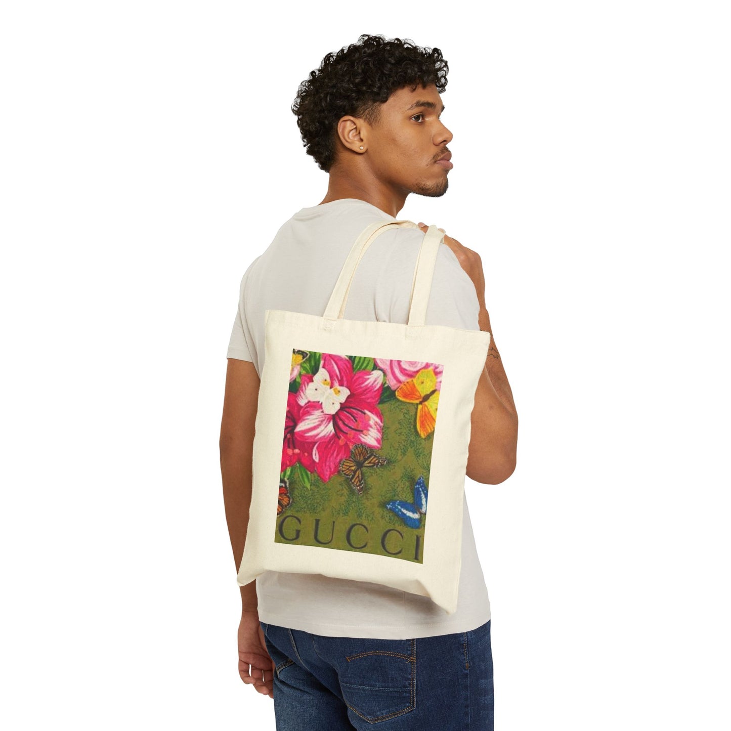 Vintage Floral ✨🥀🥀 inspired canvas tote bag