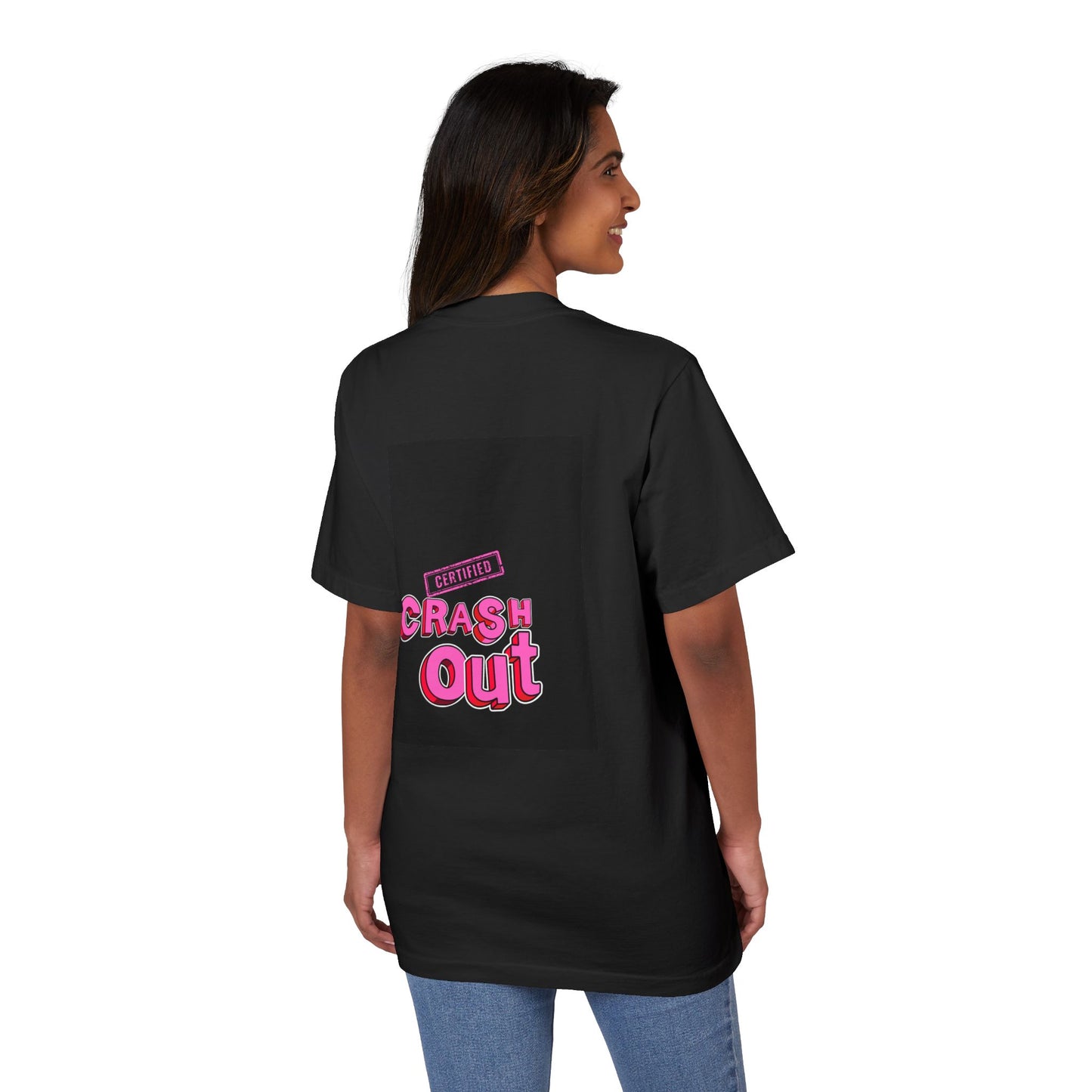 Certified Crash Out Unisex Drop-Shoulder T-Shirt