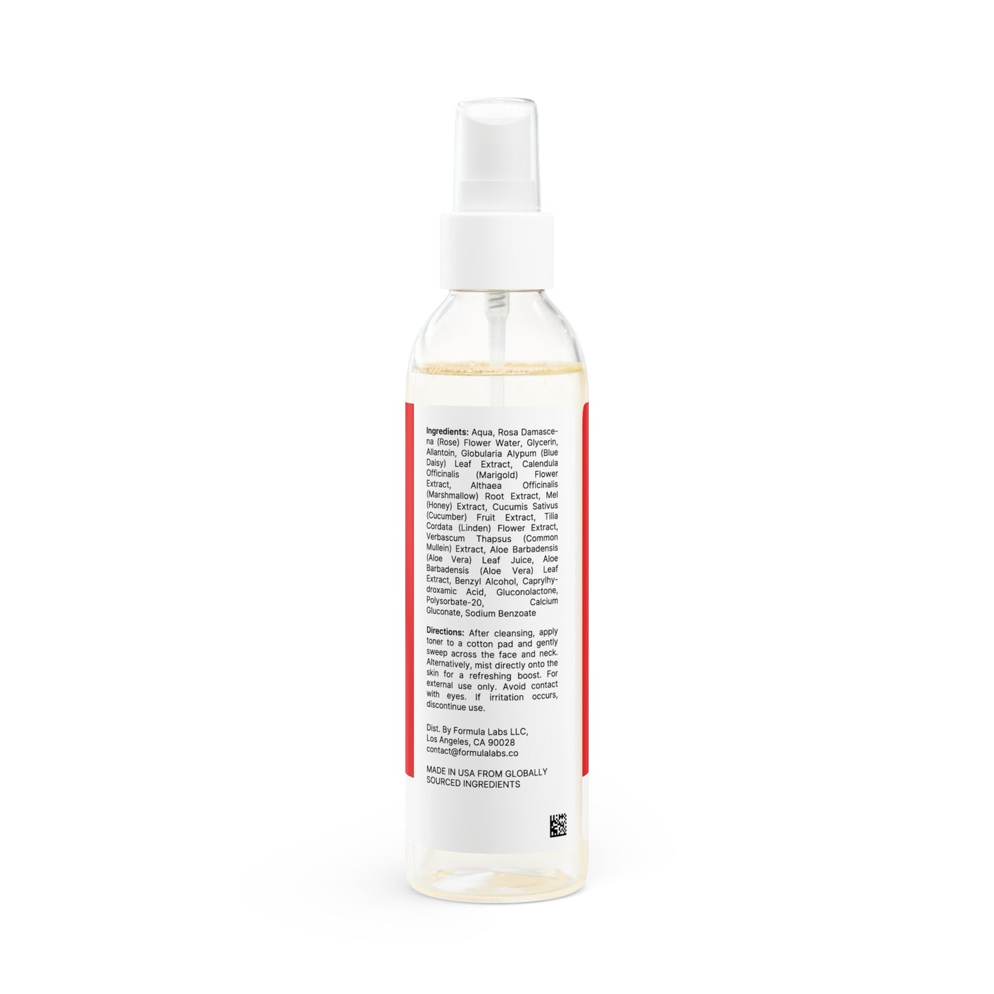 Red Remedy Calming Toner – Soothing Face Mist for Sunburn, Redness & Bumpy Summer Skin Relief