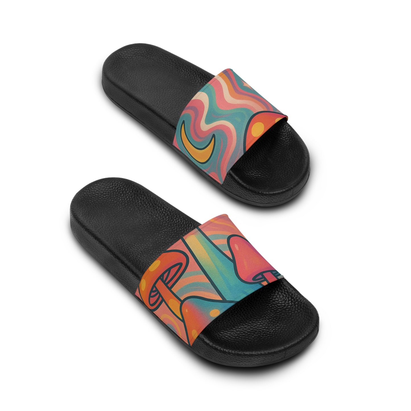 Psykadelik Watercolor Slides - All sizes Available Unisex