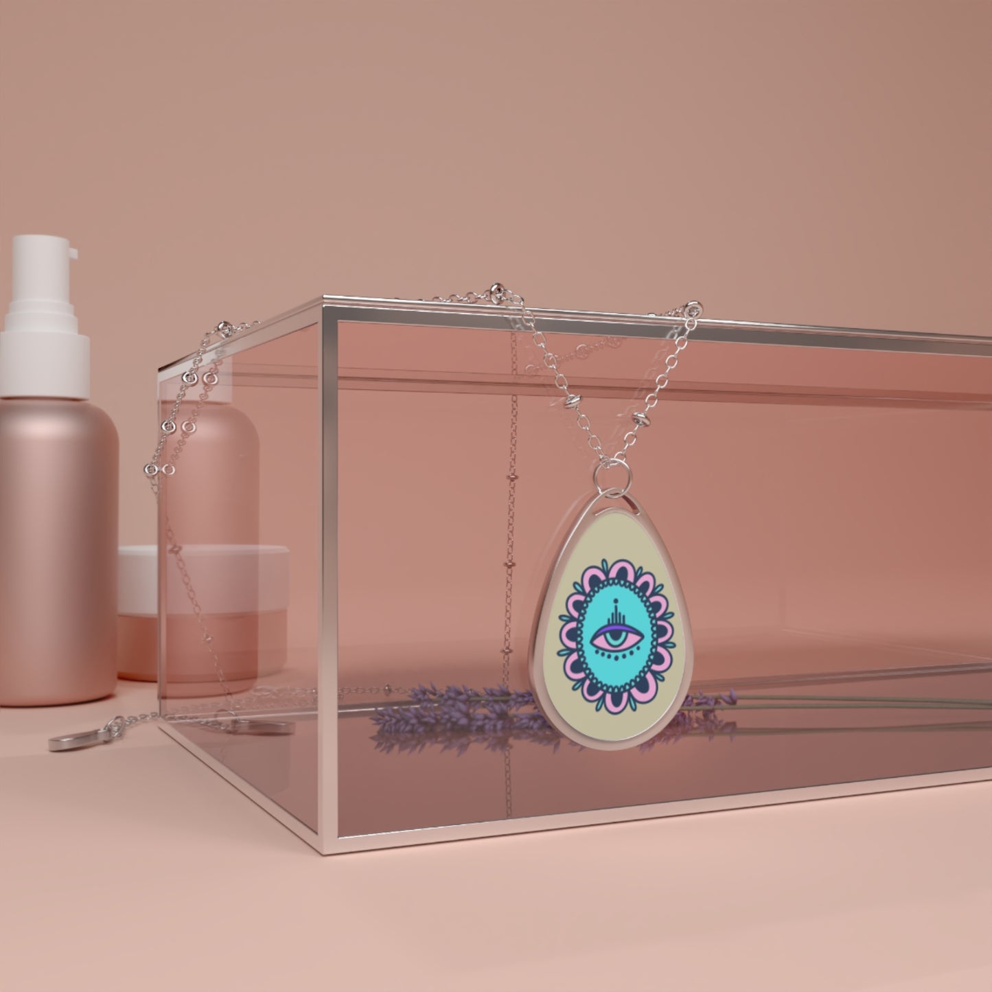 Boho Mandala Cloudy Eye Necklace ✨