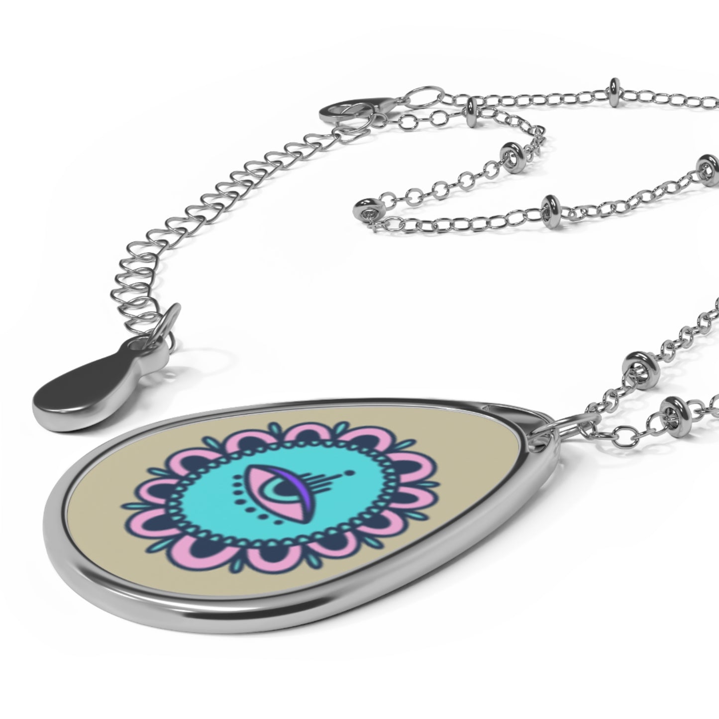 Boho Mandala Cloudy Eye Necklace ✨