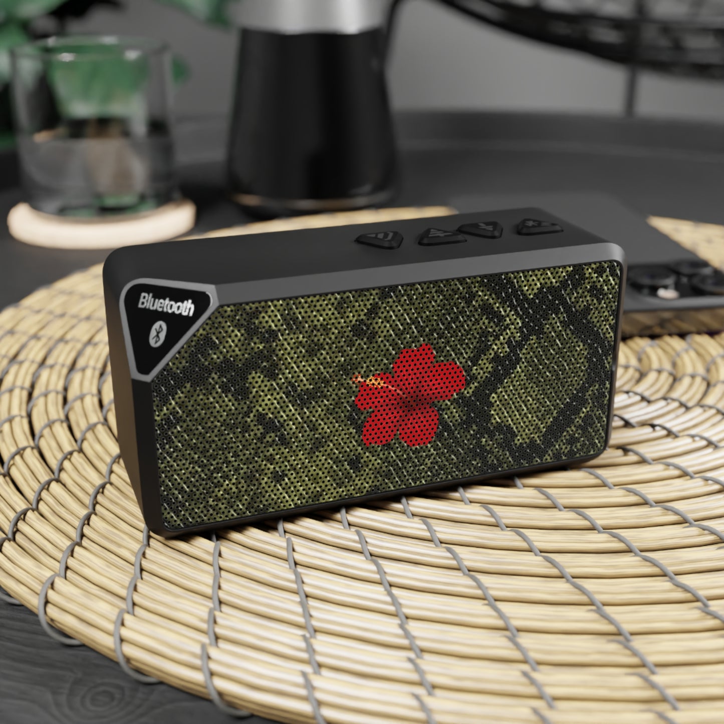 Jabba Bluetooth Speaker – Portable Wireless Speaker with Bold Sound & Tropical Floral Design