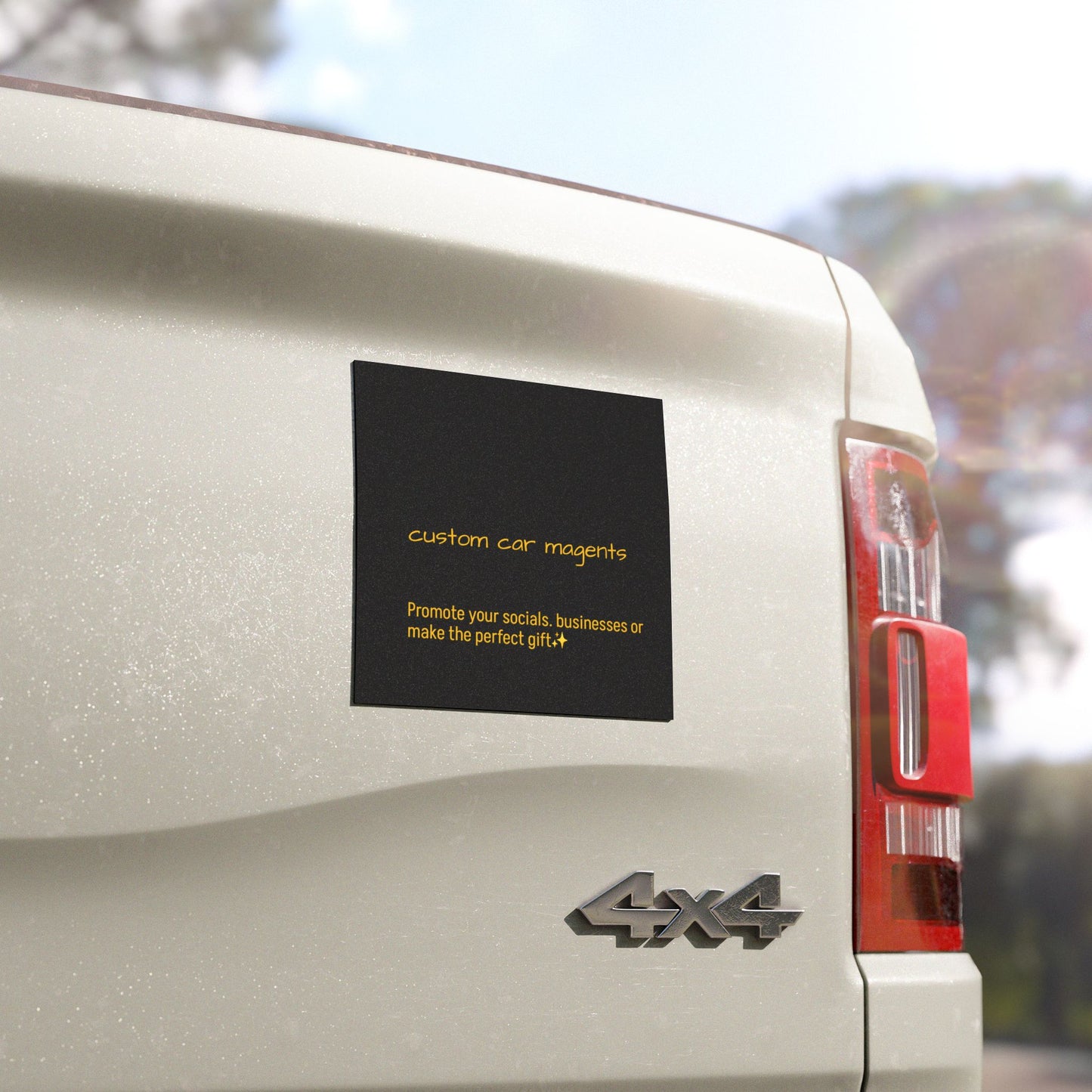 Custom Car Magnets - Promote Your Business, Socials, or Unique Gifts - Ideal for Road Trips, Events, or Celebrations ✨