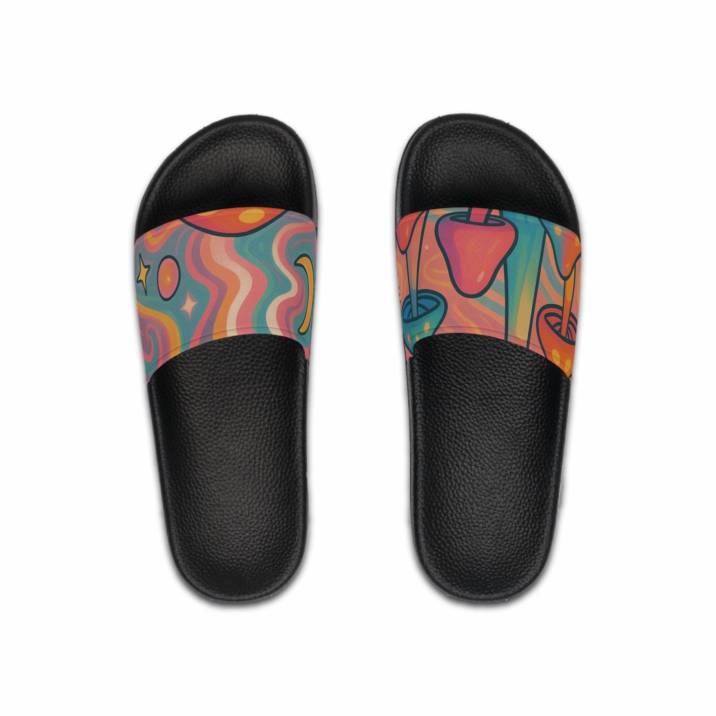 Psykadelik Watercolor Slides - All sizes Available Unisex