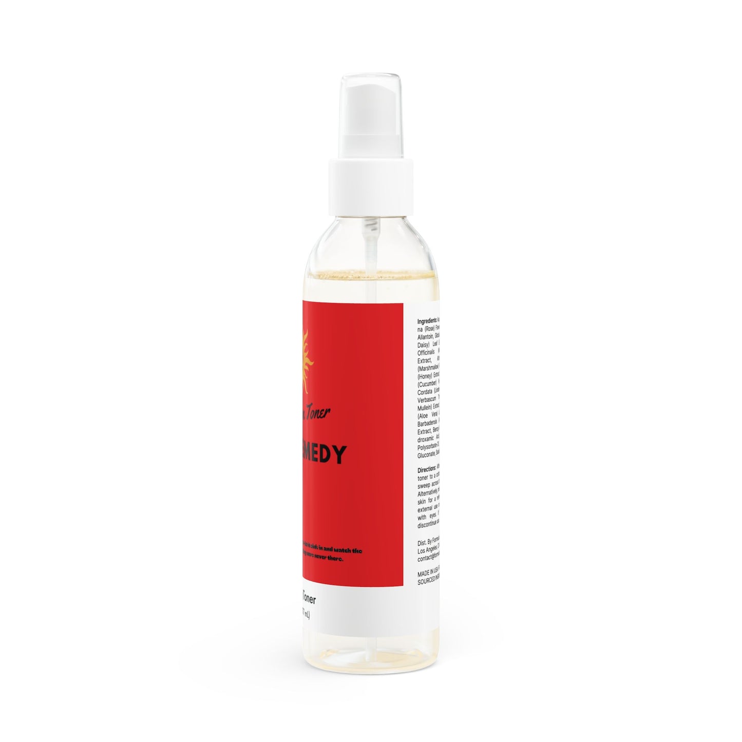 Red Remedy Calming Toner – Soothing Face Mist for Sunburn, Redness & Bumpy Summer Skin Relief