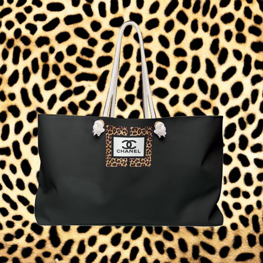 Chanel Inpsired Cheetah Icon Weekender Bag✨