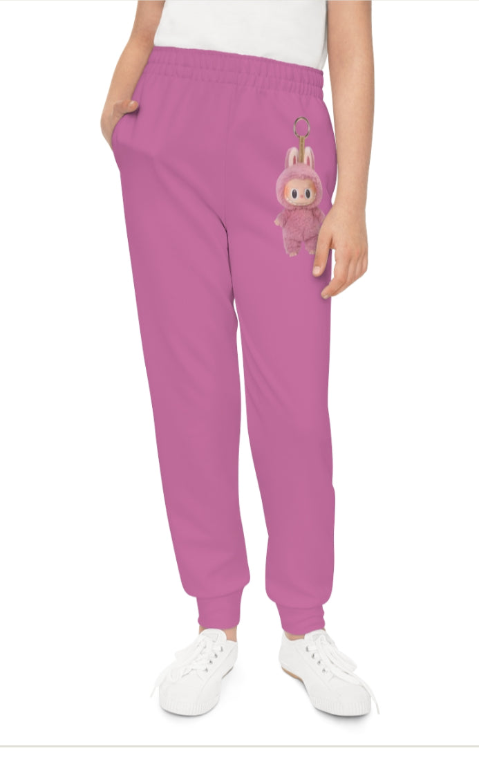 Youth Joggers with LABUBU Design | Cozy Casual Pants for Kids, Stylish Playtime Wear, Gift for Birthdays or Holidays