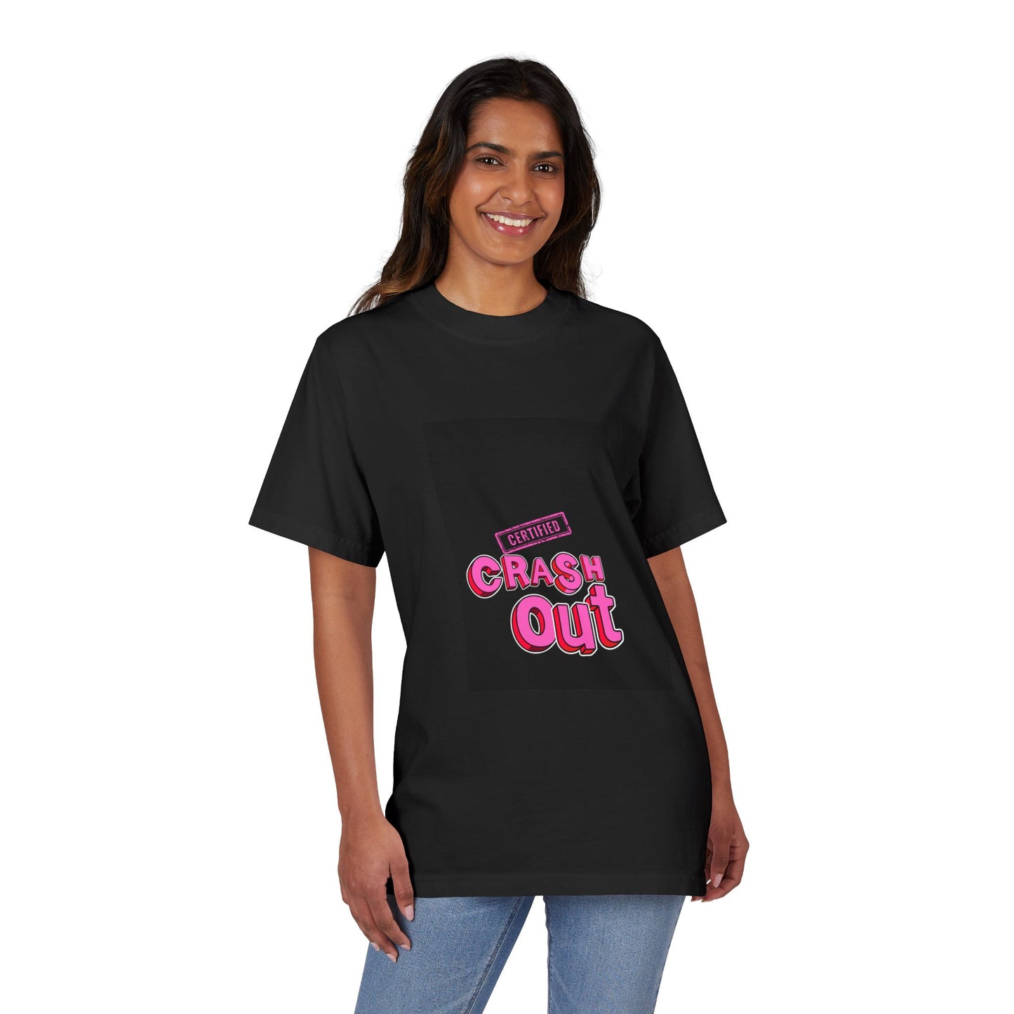 Certified Crash Out Unisex Drop-Shoulder T-Shirt
