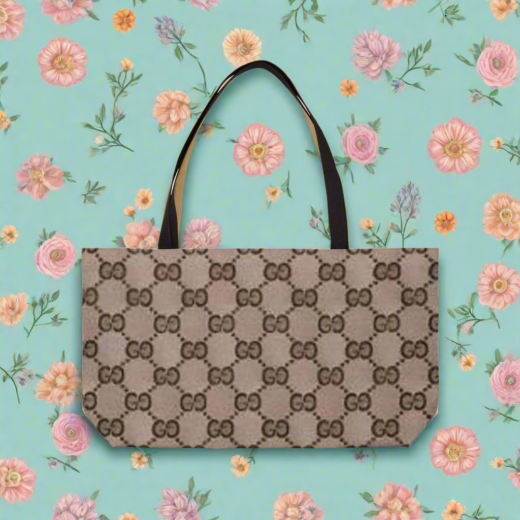 Stylish Weekender Tote Bag - Trendy Go Logo Design for Travel & Chic Outings