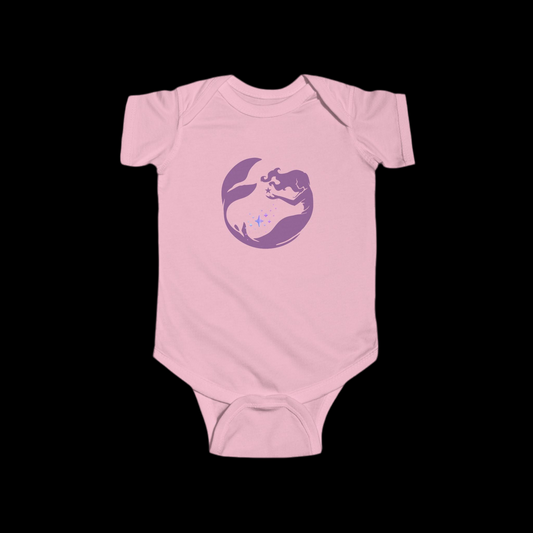 Mermaid Baby Bodysuit, Cute Infant Outfit, Baby Shower Gift, Newborn Clothing, Summer Baby Wear