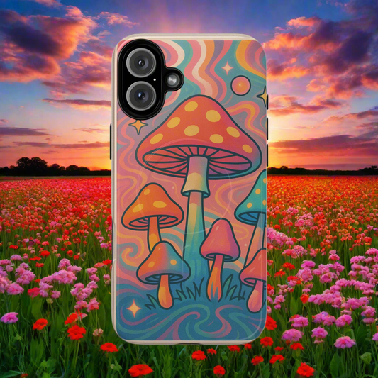 Trippy Mushroom Phone Case 🍄