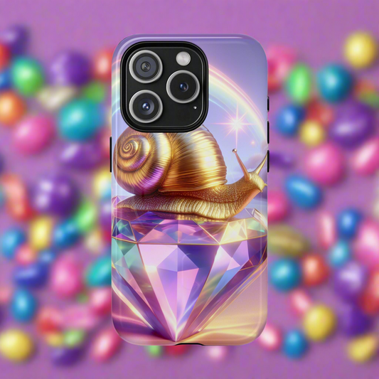 Mystical Gem Snail Case ✨