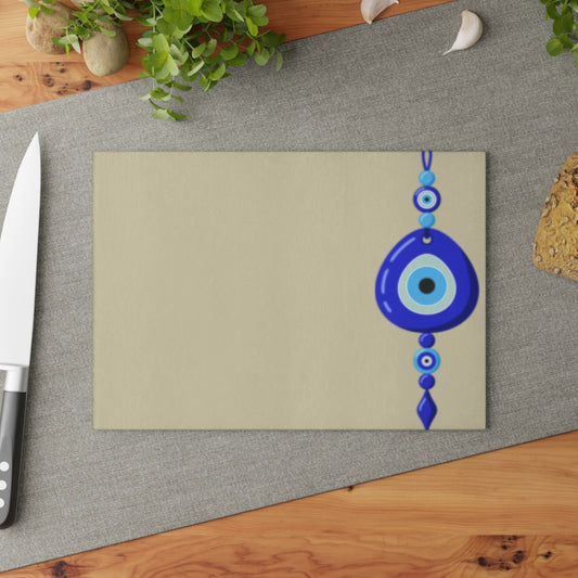 Evil eye pendant 🧿 Glass Cutting Board
