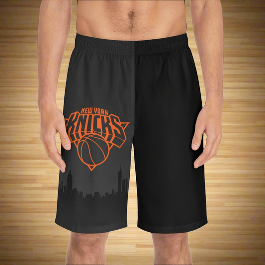 New York Knicks 🔥 Mens Sky Scraper Board Shorts