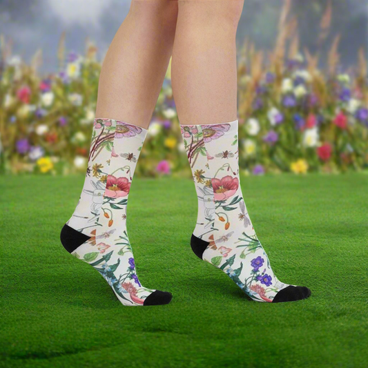 ✨✨Gucci Floral inspired crew socks