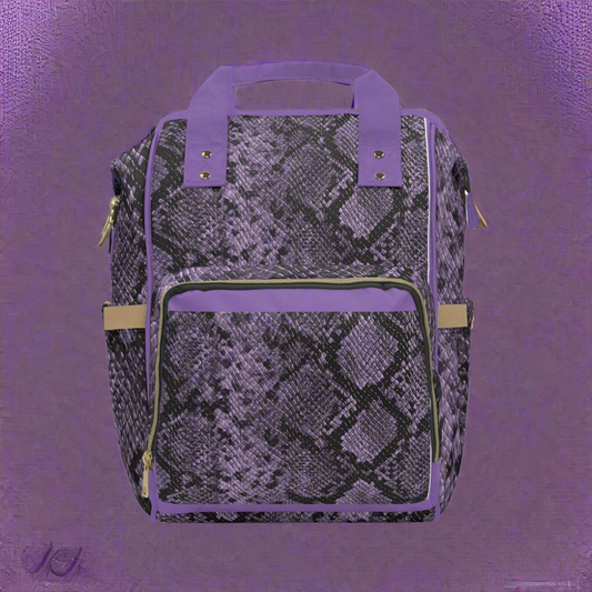 Purple Haze Snake Skin 🐍 Diaper / Multifunctional Travel Bag