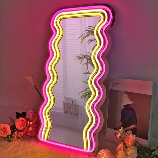 Wavy full 💘 length mirror