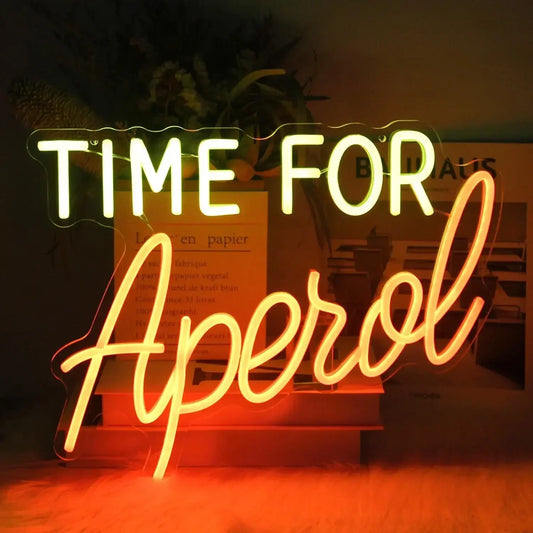 Time for Aperol Neon Sign